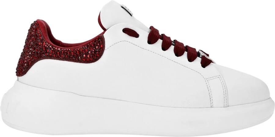 Philipp Plein Low Top Sneakers Mix Strass