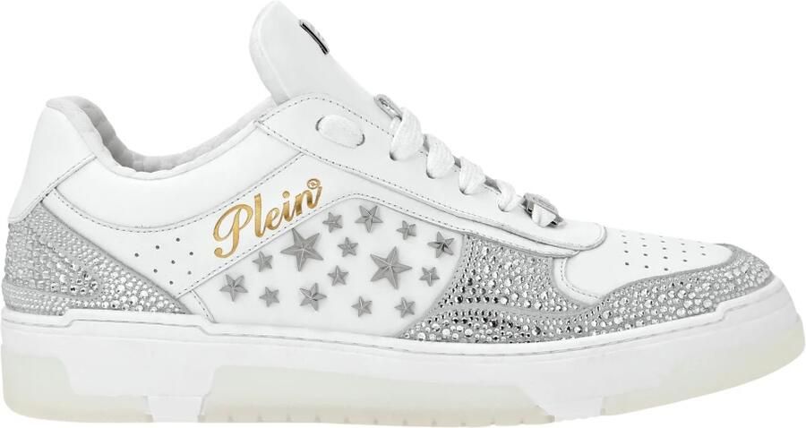 Philipp Plein Low-Top Sneakers Mix Studs Star