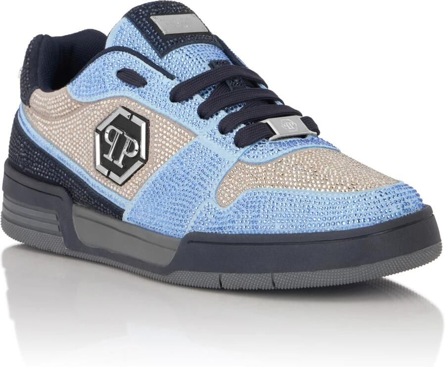 Philipp Plein Low-Top Sneakers P-Force 78 Strass - Foto 2