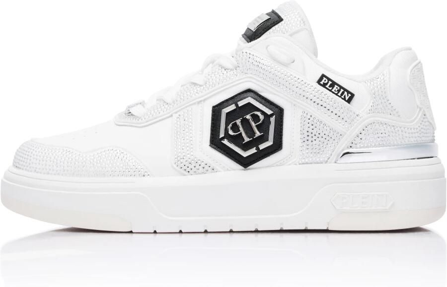 Philipp Plein Low-Top Sneakers Sk8R Strass - Foto 2