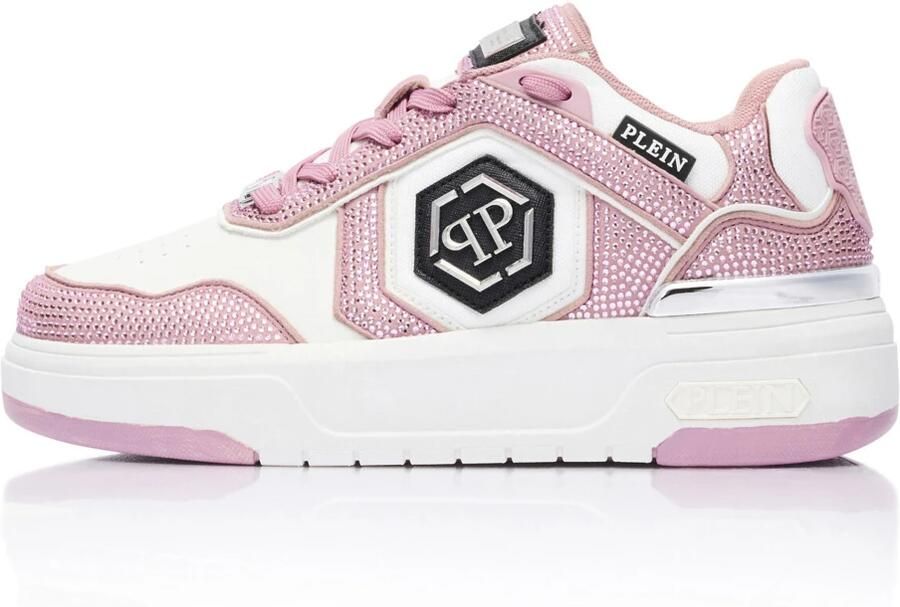 Philipp Plein Low-Top Sneakers Sk8R Strass - Foto 2