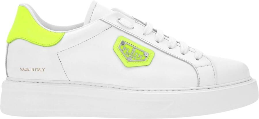 Philipp Plein Sneakers laag 'Titan' citroen wit