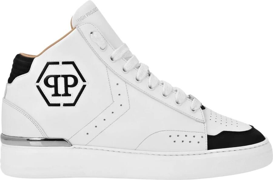Philipp Plein Mid-Top Sneakers Hexagon