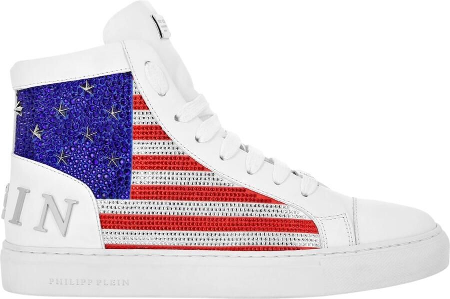 Philipp Plein Mid Top Sneakers Star Studs America - Foto 2