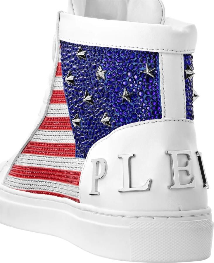 Philipp Plein Mid Top Sneakers Star Studs America