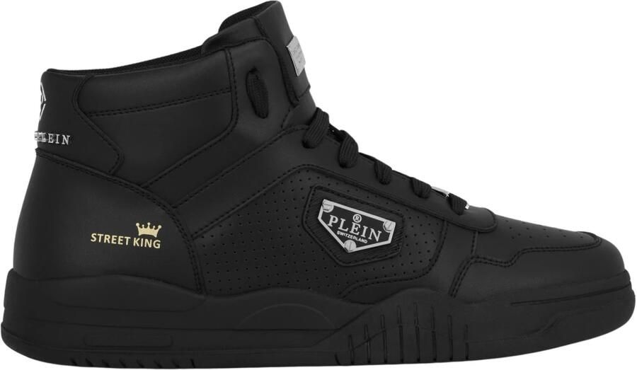 Philipp Plein Sneakers hoog 'Street' zwart