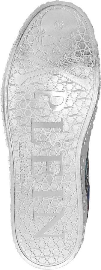 Philipp Plein Mirror Leather Lo-Top Sneakers Smile