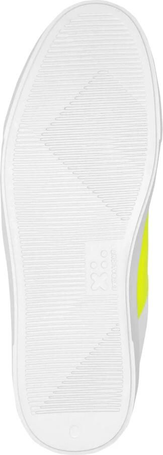 Philipp Plein Wit-gele Lo-Top PP Kicks sneakers White Dames