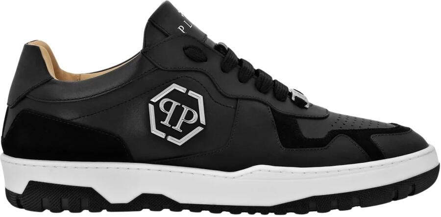 Philipp Plein Mix Leather Lo-Top Sneakers - Foto 2