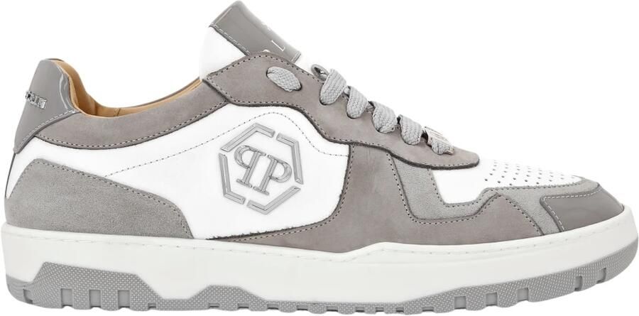 Philipp Plein Mix Leather Lo-Top Sneakers - Foto 2