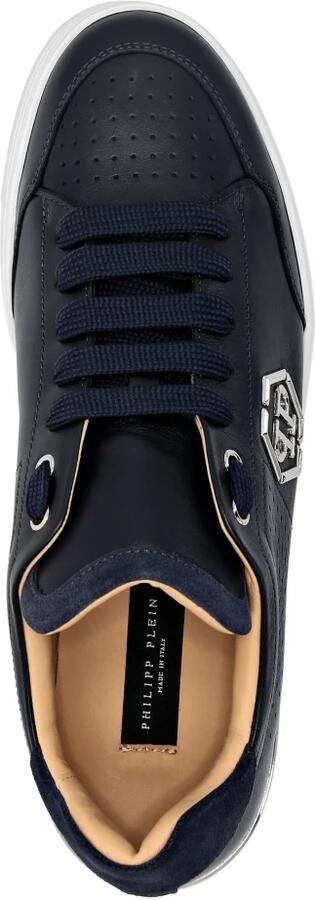 Philipp Plein Mix Leather Lo-Top Sneakers - Foto 4