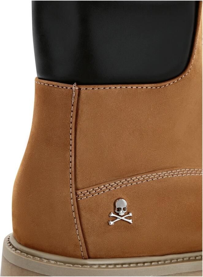 Philipp Plein Nabuk Boots Low Flat The Hunter - Foto 2