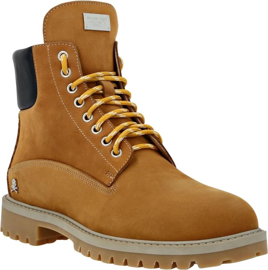 Philipp Plein Nabuk Lage Platte Laarzen