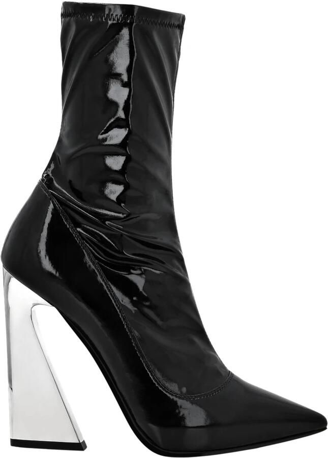 Philipp Plein Naplak Mid-laarzen met Hoge Hak