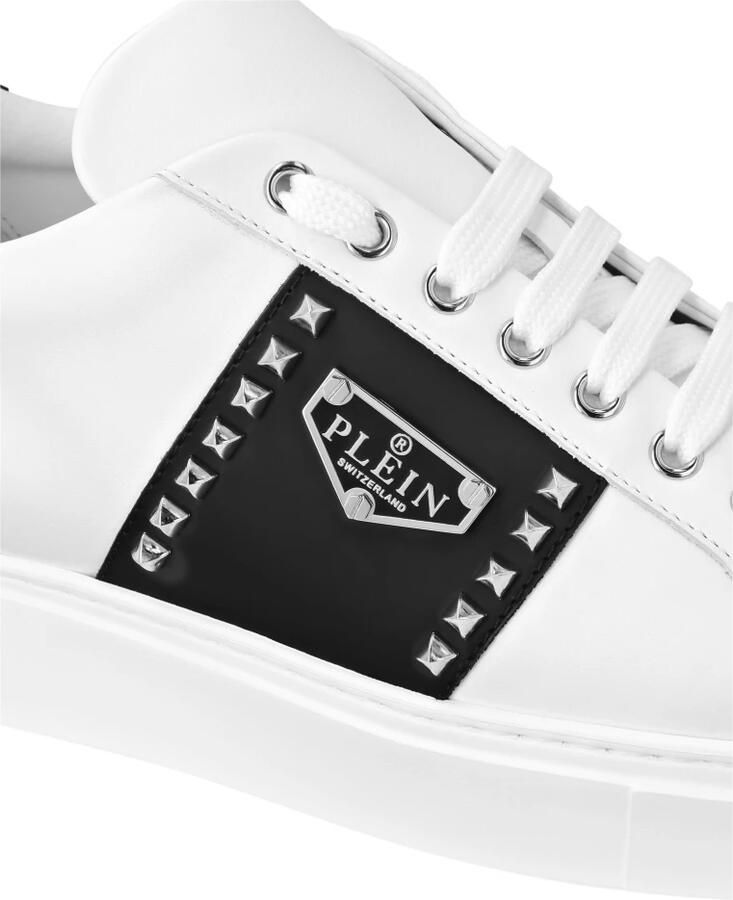 Philipp Plein Nappa Leather Lo-Top Sneakers Hexagon - Foto 2