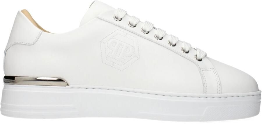 Philipp Plein Nappa Leather Lo-Top Sneakers Hexagon - Foto 2