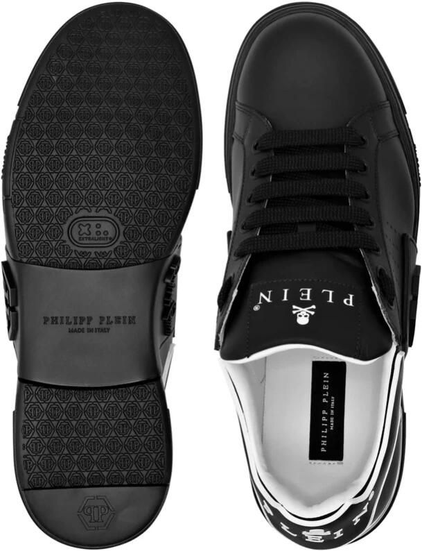 Philipp Plein Nappa Leather Lo-Top Sneakers