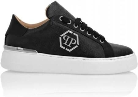 Philipp Plein Nappa Leather Lo-Top Sneakers Monogram - Foto 2