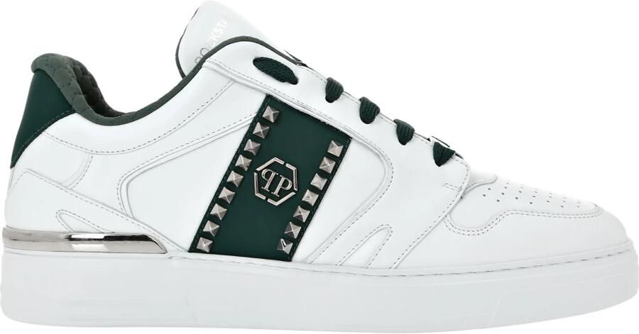 Philipp Plein Nappa Leather Lo-Top Sneakers Studs - Foto 3