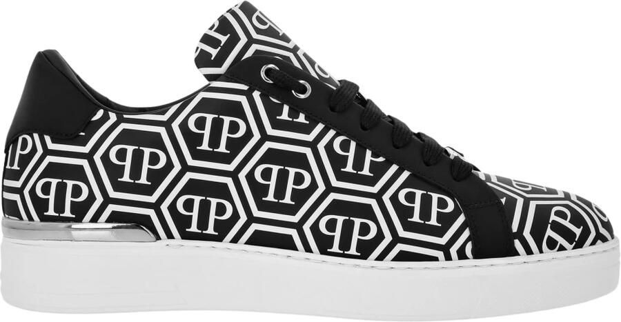 Philipp Plein Nappa Leather Low Top Sneakers Big Monogram - Foto 2