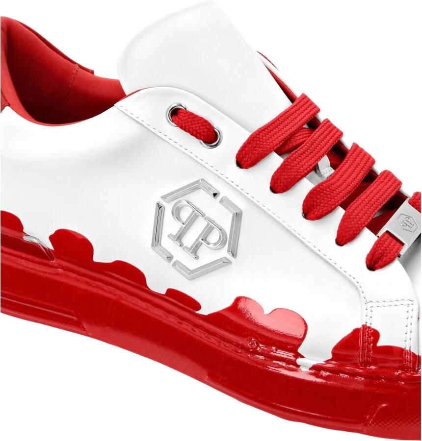 Philipp Plein Nappa Leather Low Top Sneakers Carson Paint