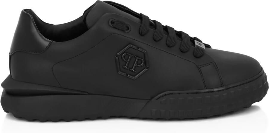 Philipp Plein Nappa Leather Low-Top Sneakers Hexagon