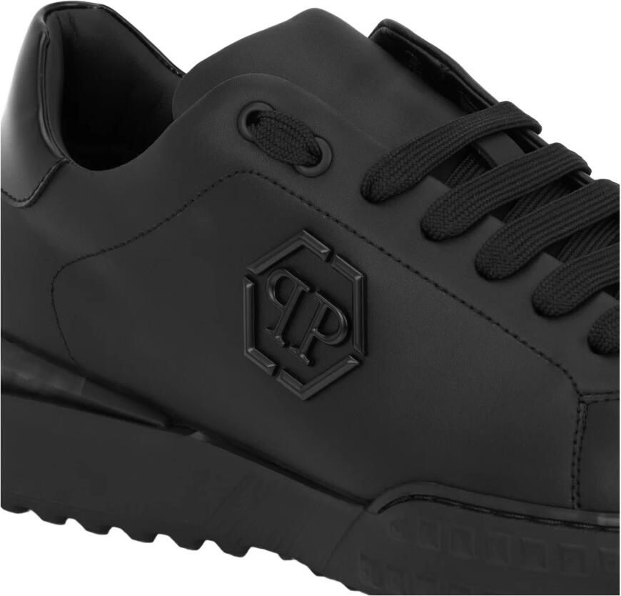 Philipp Plein Nappa Leather Low-Top Sneakers Hexagon - Foto 2