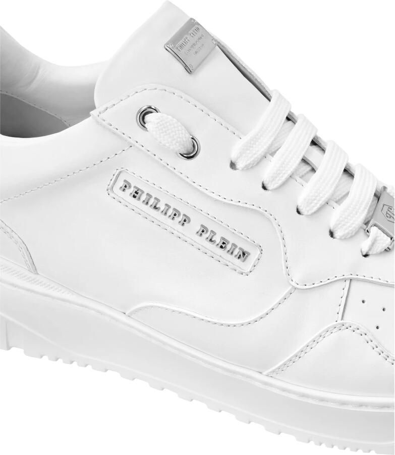 Philipp Plein Nappa Leather Low Top Sneakers Lettering