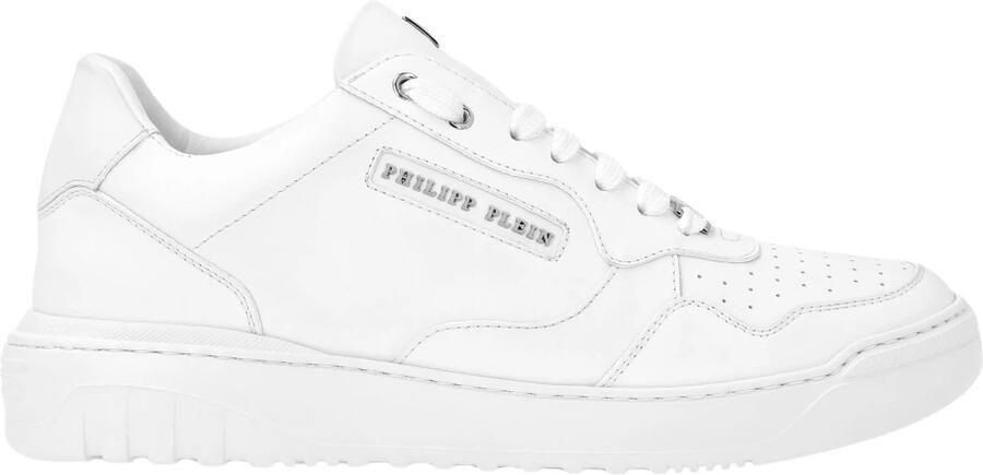 Philipp Plein Nappa Leather Low Top Sneakers Lettering