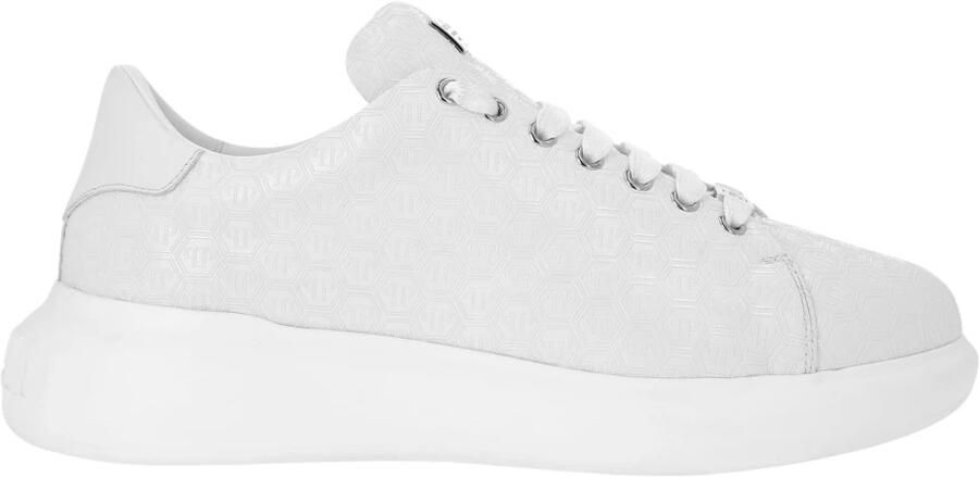 Philipp Plein Nappa Leather Low Top Sneakers Monogram