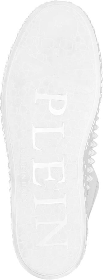Philipp Plein Nappa Leather Mid-Top Sneakers Studs