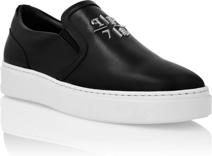 Philipp Plein Nappa Leder Instapper Driehoek Logo - Foto 3