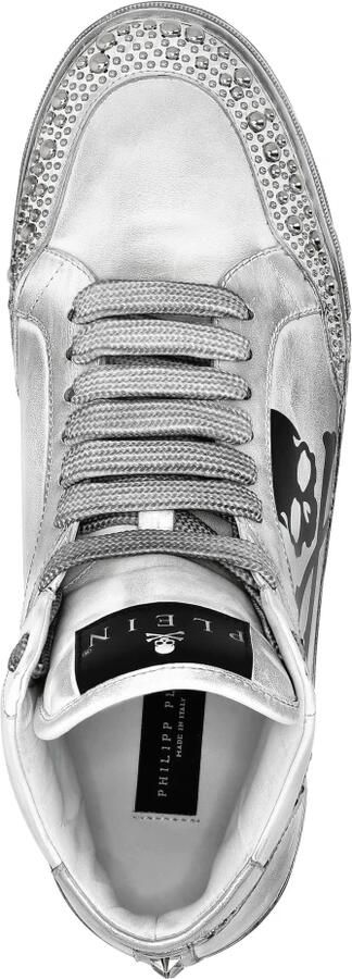 Philipp Plein Nappa Lederen Hi-Top Sneakers Studs Retrokickz TM - Foto 5