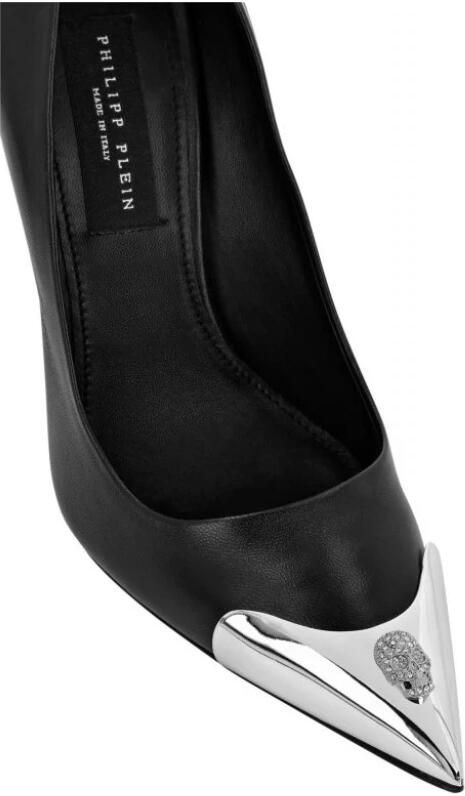 Philipp Plein Nappa Leren Decollete High Heels Skull Strass - Foto 2