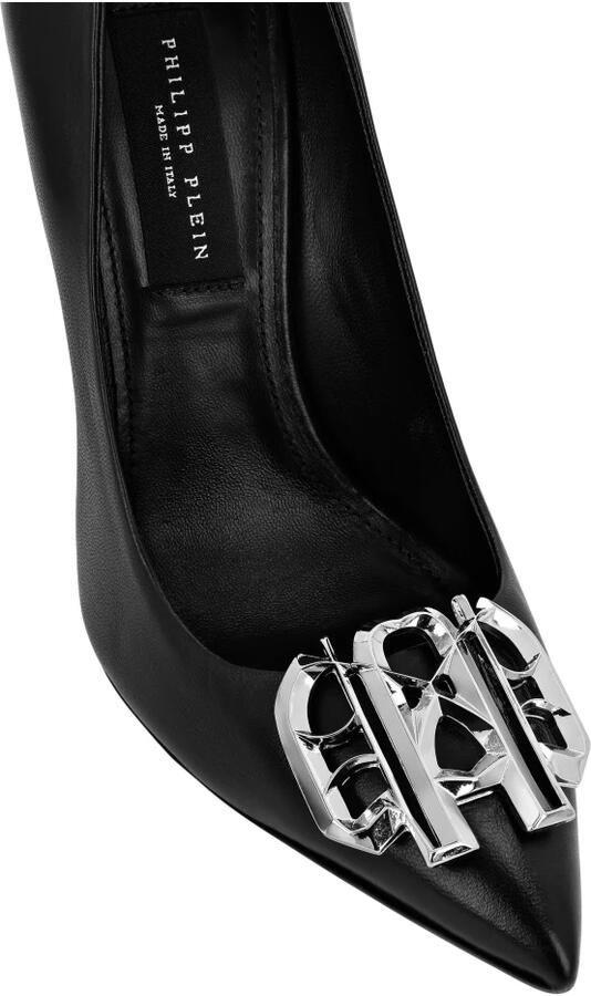 Philipp Plein Nappa Leren Hoge Hakken Gothic Plein