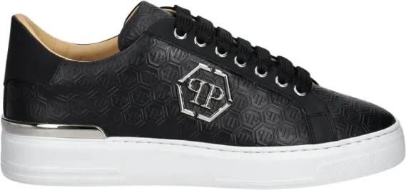 Philipp Plein Nappa Leather Lo-Top Sneakers Monogram