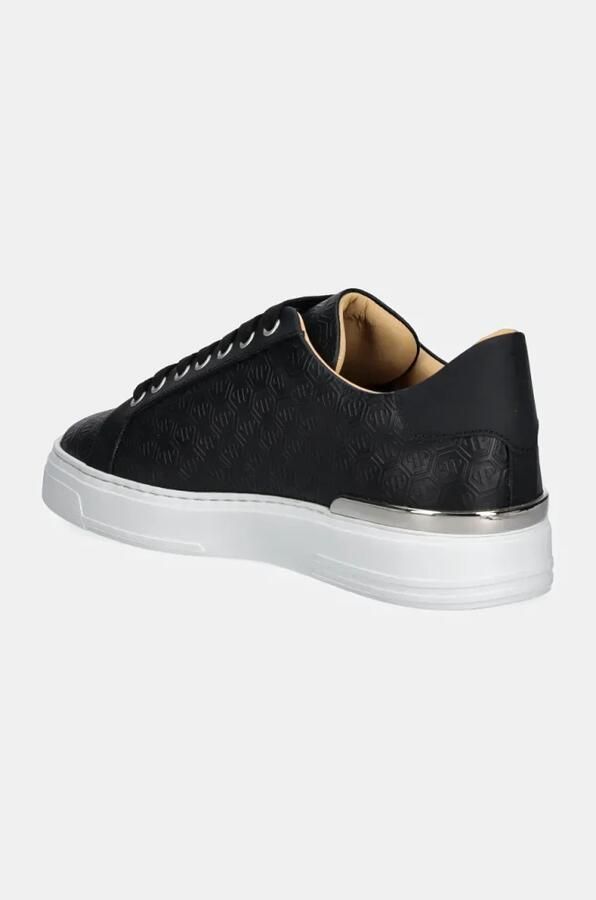 Philipp Plein Nappa Leather Lo-Top Sneakers Monogram - Foto 3