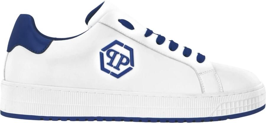Philipp Plein Sneakers laag marine wit