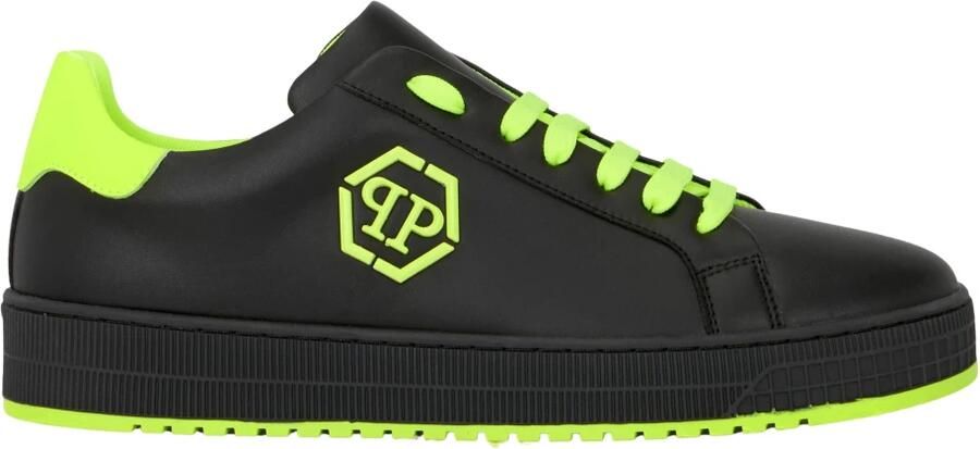 Philipp Plein Sneakers laag neongroen zwart