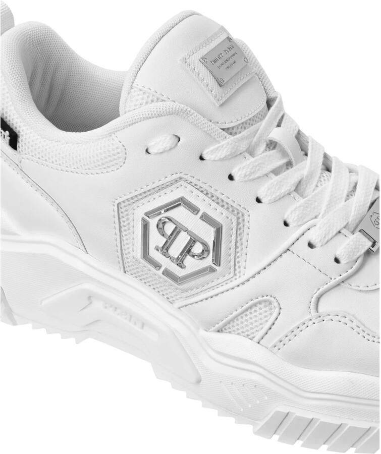 Philipp Plein Witte Chunky Sneakers met Hexagon Detail - Foto 3