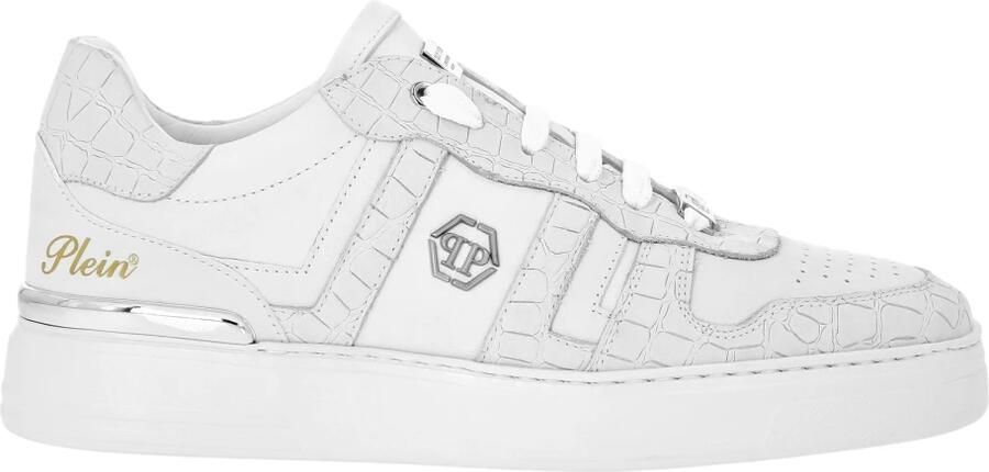 Philipp Plein Nubuck Low Top Sneakers Cocco - Foto 2