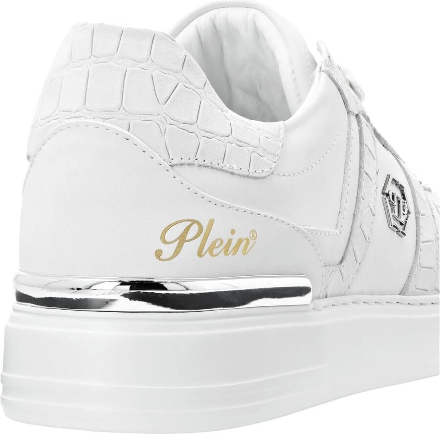 Philipp Plein Nubuck Low Top Sneakers Cocco
