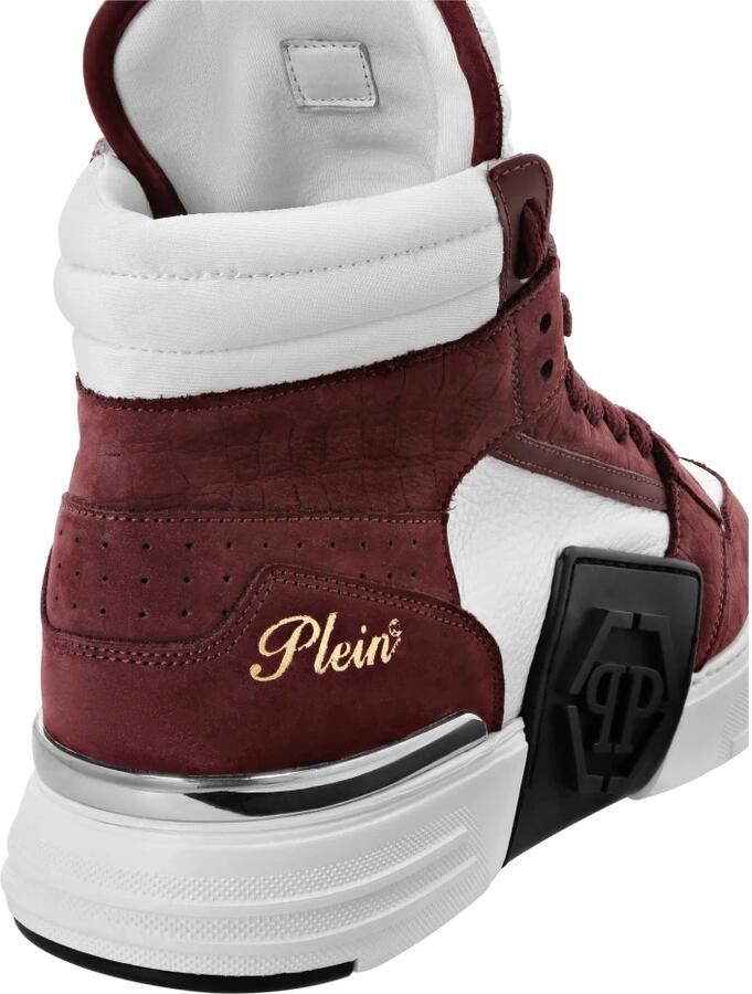 Philipp Plein Nubuck Mid Top Sneakers Phantom - Foto 2