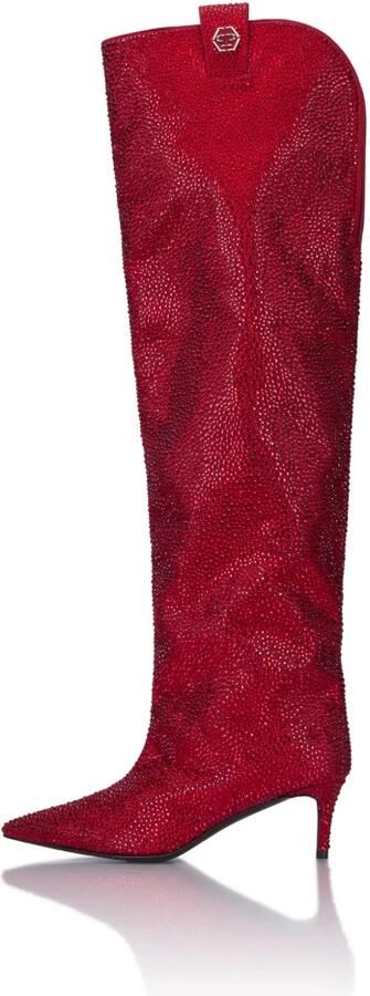 Philipp Plein Overknee laarzen met lage hak - Foto 2