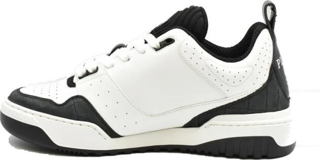 Philipp Plein Croco Print Leren Sneakers White Heren