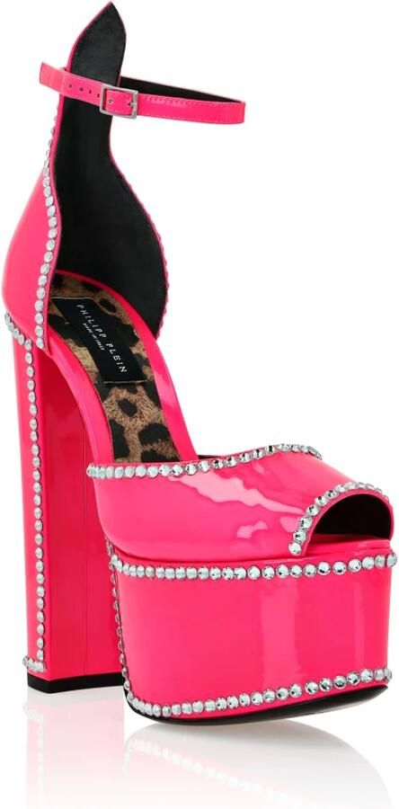 Philipp Plein Patenleren Platform Sandalen met Hoge Hakken - Foto 2