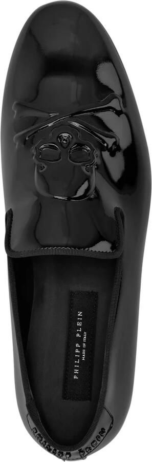 Philipp Plein Patent Leather Loafers Skull&Bones
