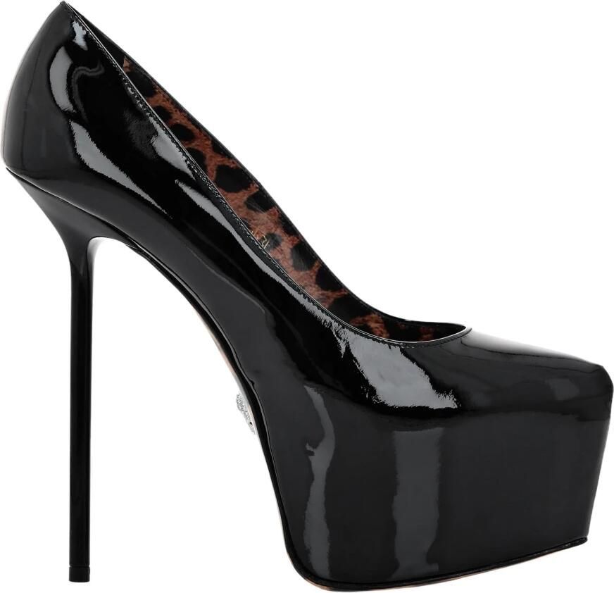 Philipp Plein Patent Leather Platform Pumps