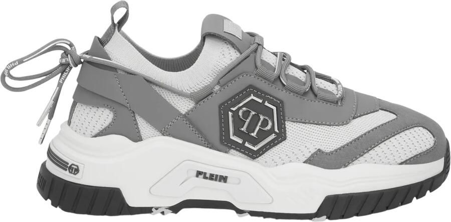 Philipp Plein Sneakers laag 'Predator' grijs donkergrijs