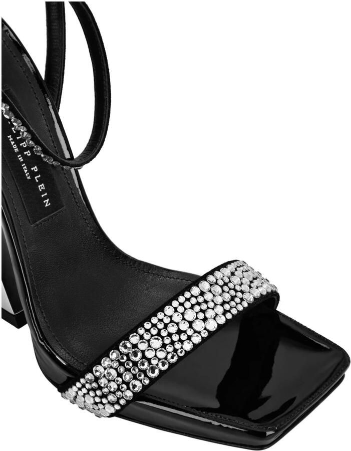 Philipp Plein Rhinestone Nappa Single Strap Sandal - Foto 2
